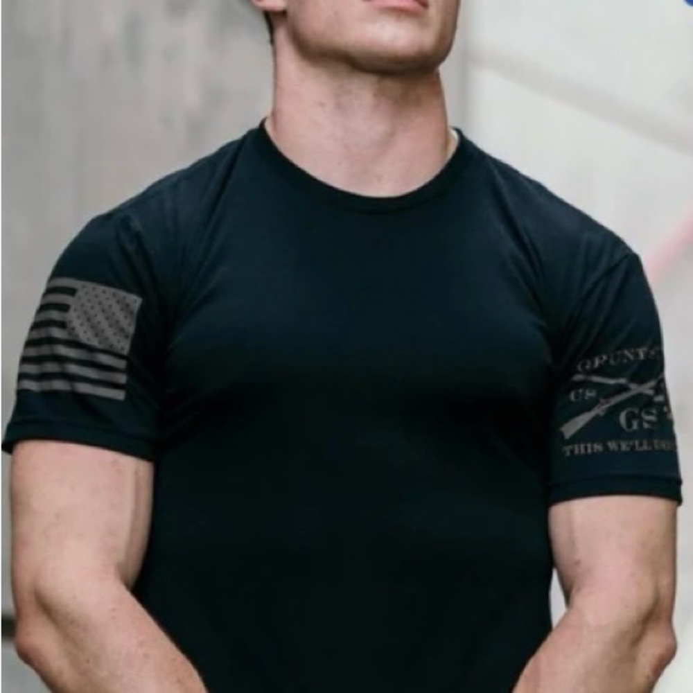 3 PACK ! Grunt Style Tees Classic Black New size small